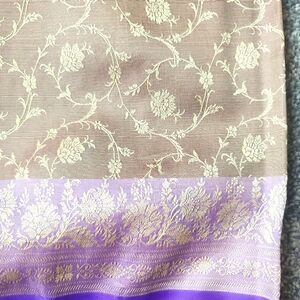 Classic Pale Purple Saree